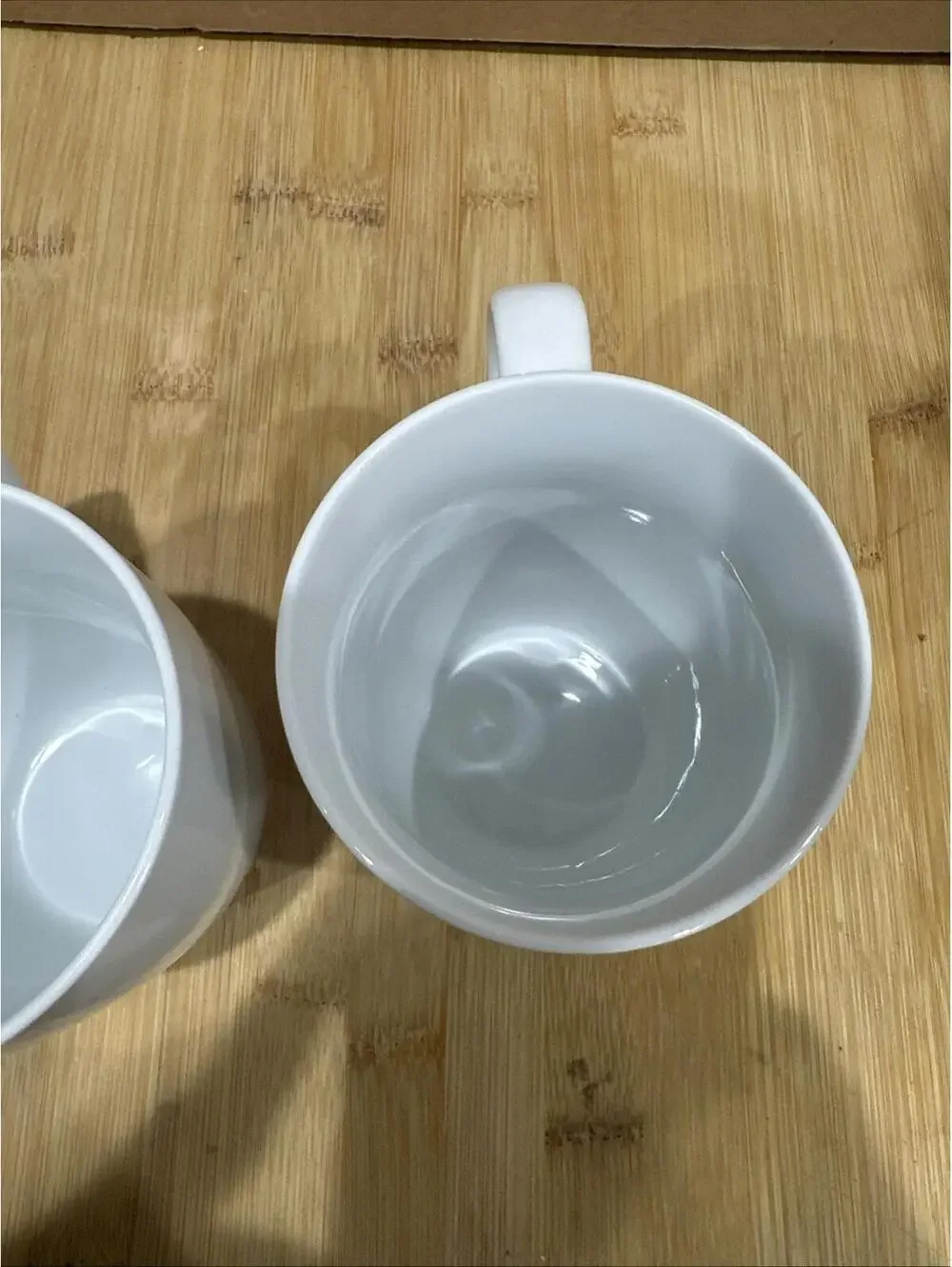 Pottery Barn Caterer’s 4” White Mugs Set Of 3 Cups PB *